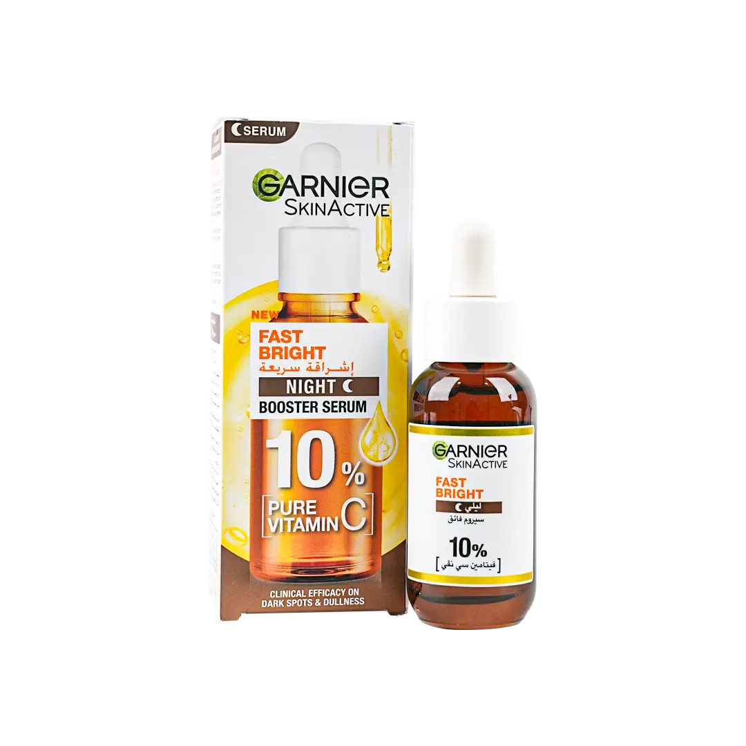 Garnier Fast Bright Night Booster Serum 30ml-Vitamin C