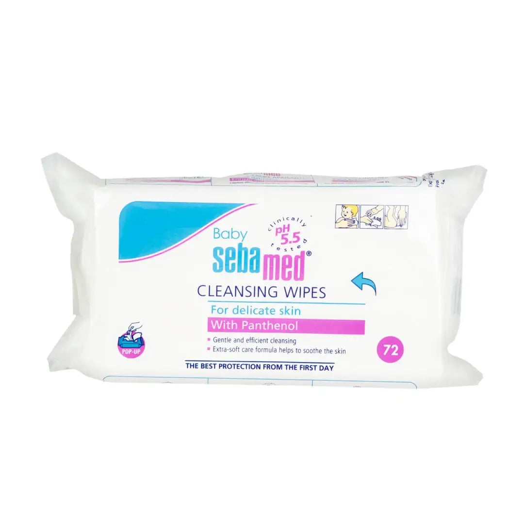 Sebamed Baby Cleansing Wipes With Panthenol 4X72Wipes