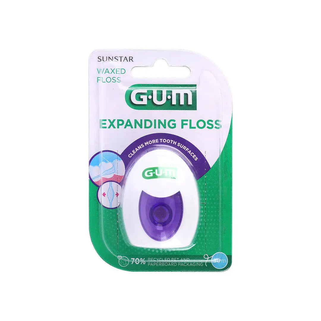 GUM Expanding Floss Waxed 30m