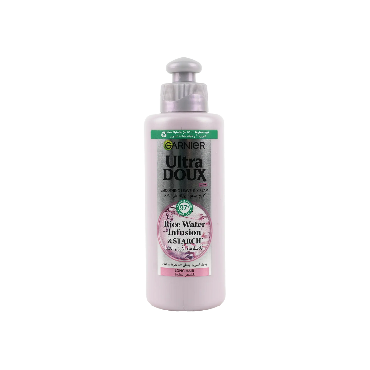 Garnier Ultra Doux Smoothing Leave-In Cream 200ml-Rice Water