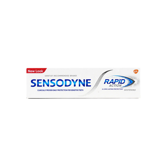 Sensodyne Rapid Action Fast Relief Whitening Toothpaste 75ml