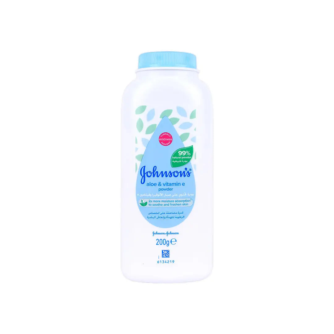 Johnson's Aloe & Vitamin E Baby Powder 200g