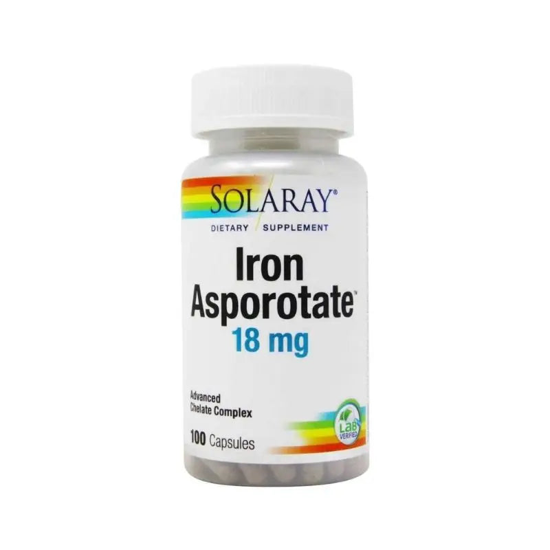Solaray Iron Asporotate 100Cap