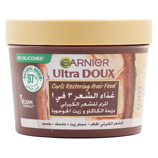 Garnier Curls Restoring Hair Food 390ml-Cocoa Butter
