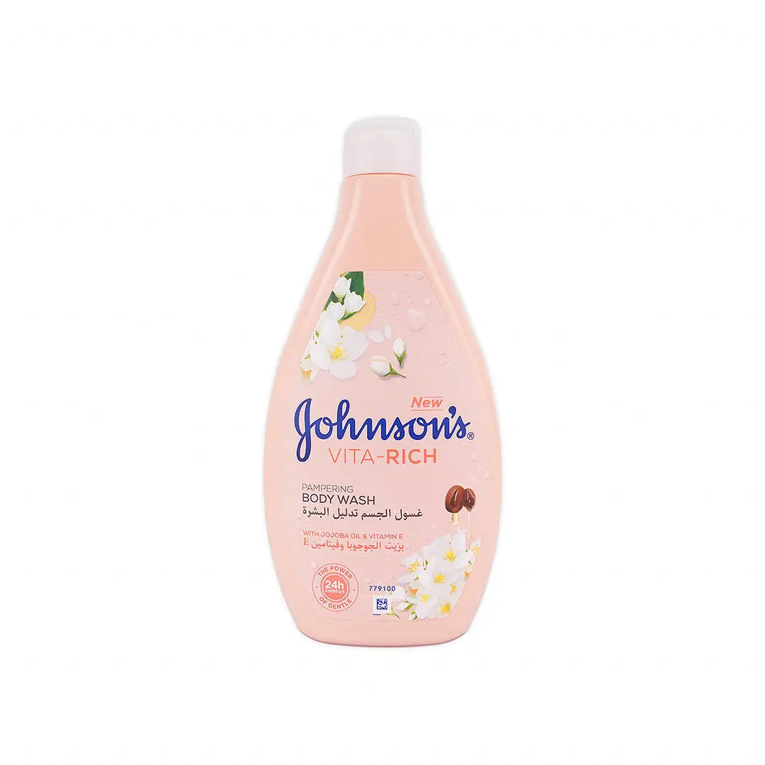 Johnson's Vita-Rich Body Wash 400ml-Jojoba Oil & Vitamin E