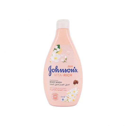 Johnson's Vita-Rich Body Wash 400ml-Jojoba Oil & Vitamin E