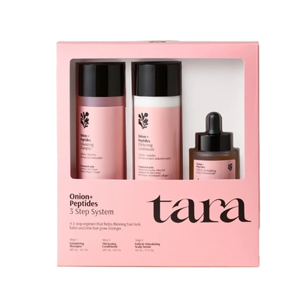 Tara Onion+Peptides Hair Growth System Kit