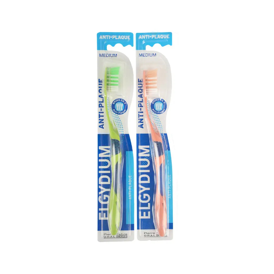 Elgydium Anti-plaque Toothbrush -Medium Set