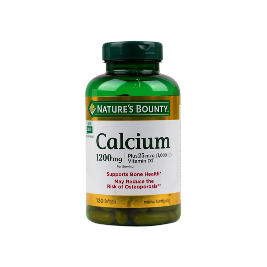 Natures Bounty Calcium 1200mg Plus 25mcg Vit D3 120 Softgels