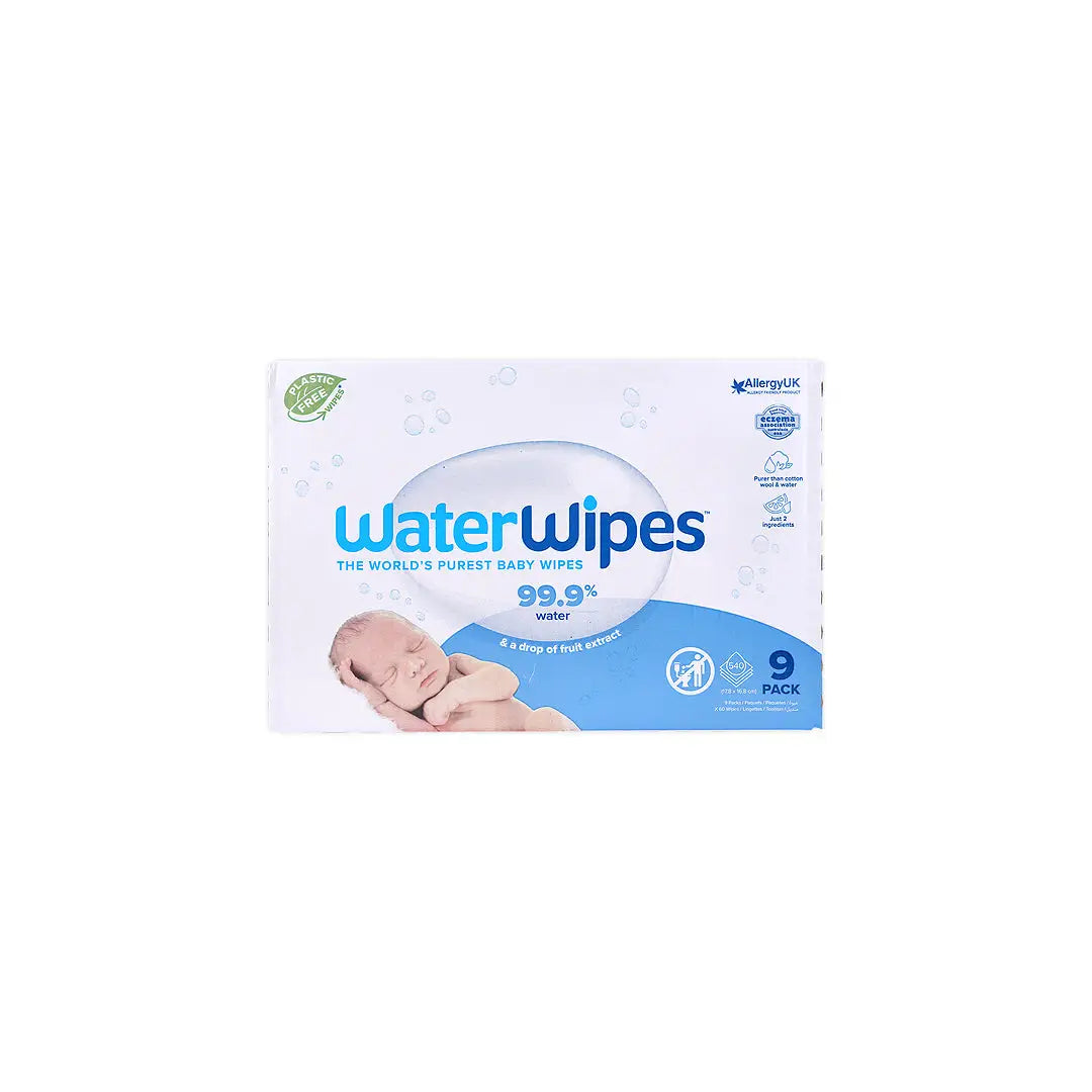 Water Wipes Baby 9 Packs X 60 Wipes-Carton