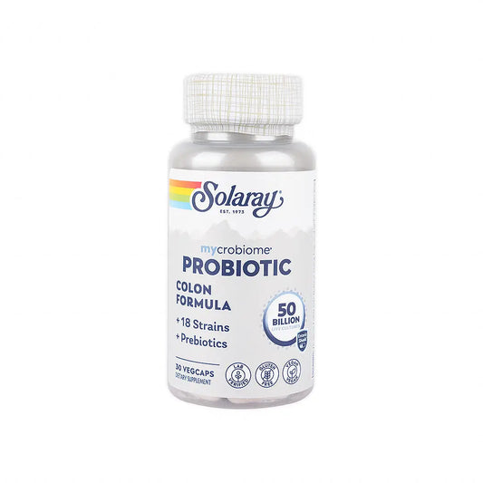 Solaray Mycrobiome Probiotic 50 Billion 30 Veg Caps
