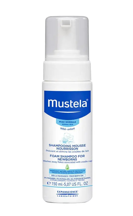 Mustela Bebe-Enfant Foam Shampoo For Newborns 150ml