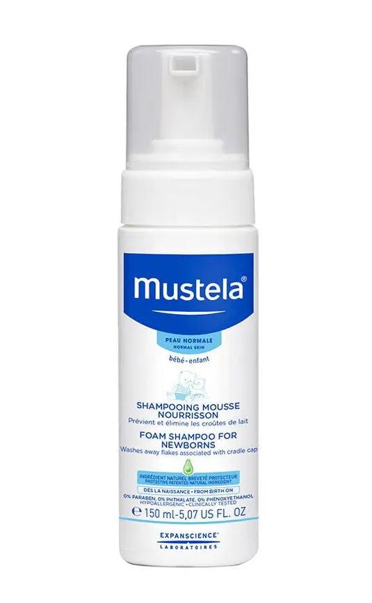 Mustela Bebe-Enfant Foam Shampoo For Newborns 150ml