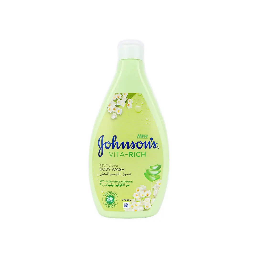 Johnson's Vita-Rich Body Wash 400ml-Aloe Vera & Vitamin E