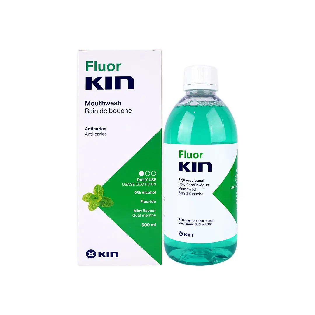 FluorKIN Anti-caries Mint Mouthwash 500ml