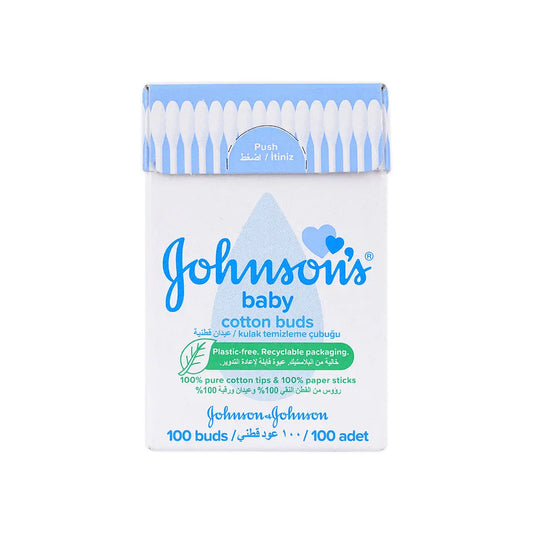 Johnson's Pure Cotton Buds 100Pcs