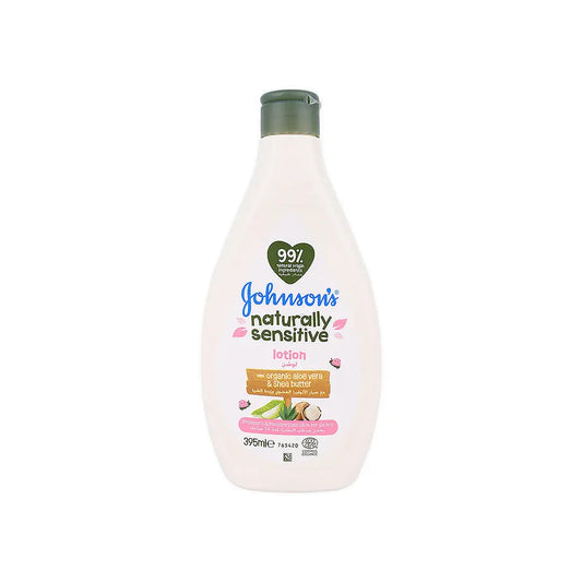 Johnson's Naturally Sensitive Aloe Vera & Shea Lotion 395ml
