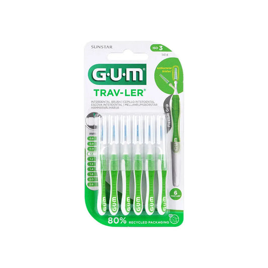 GUM Trav-Ler Interdental Brush 1.1mm 6pcs