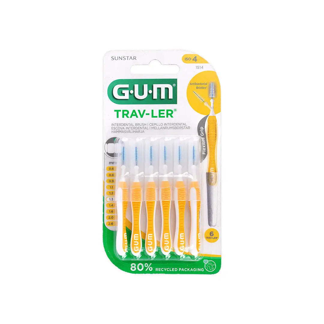 GUM Trav-Ler Interdental Brush 1.3mm 6pcs