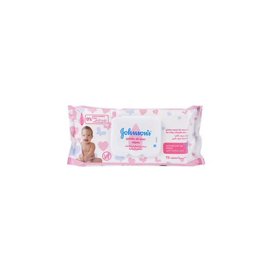 Johnson's Gentle All Over Wipes 72Pcs