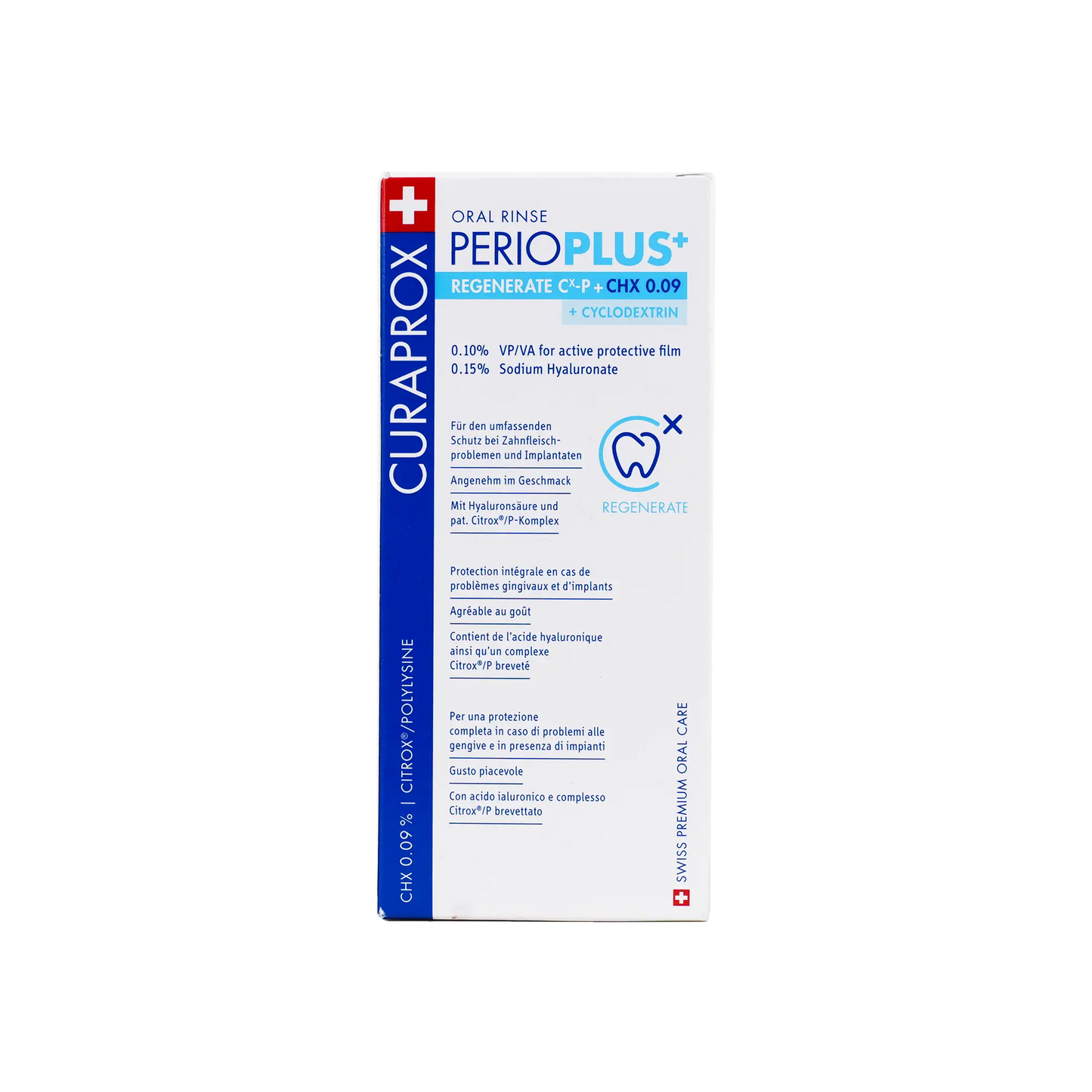 Curaprox Perioplus Regenerate CHX 0.09 Mouthwash 200ml