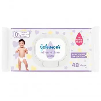 Johnson's Baby Ultimate Clean Wipes 48Pcs