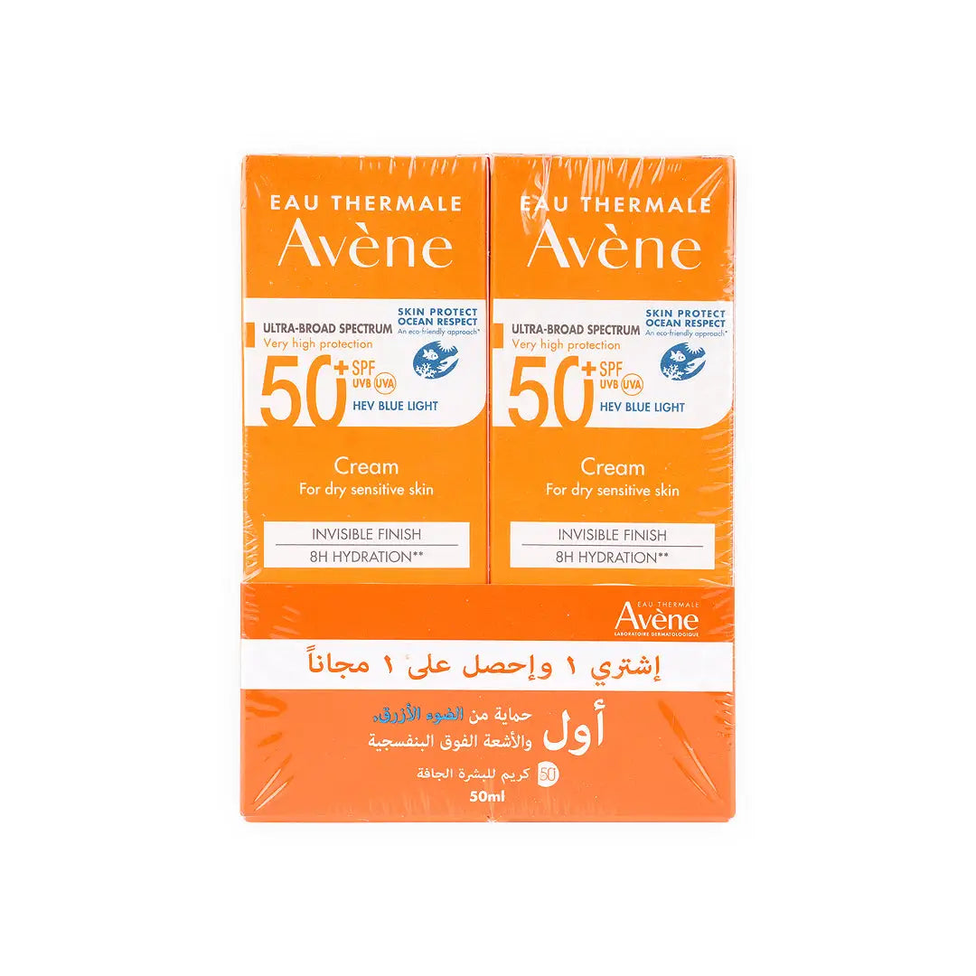 Avene Very High Protection SPF50+ Cream 50ml (1+1)-Offer