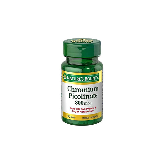 Natures Bounty Chromium 800Mg 50Tab