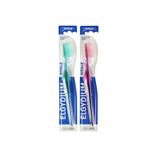 Elgydium Vital Toothbrush -Soft Set