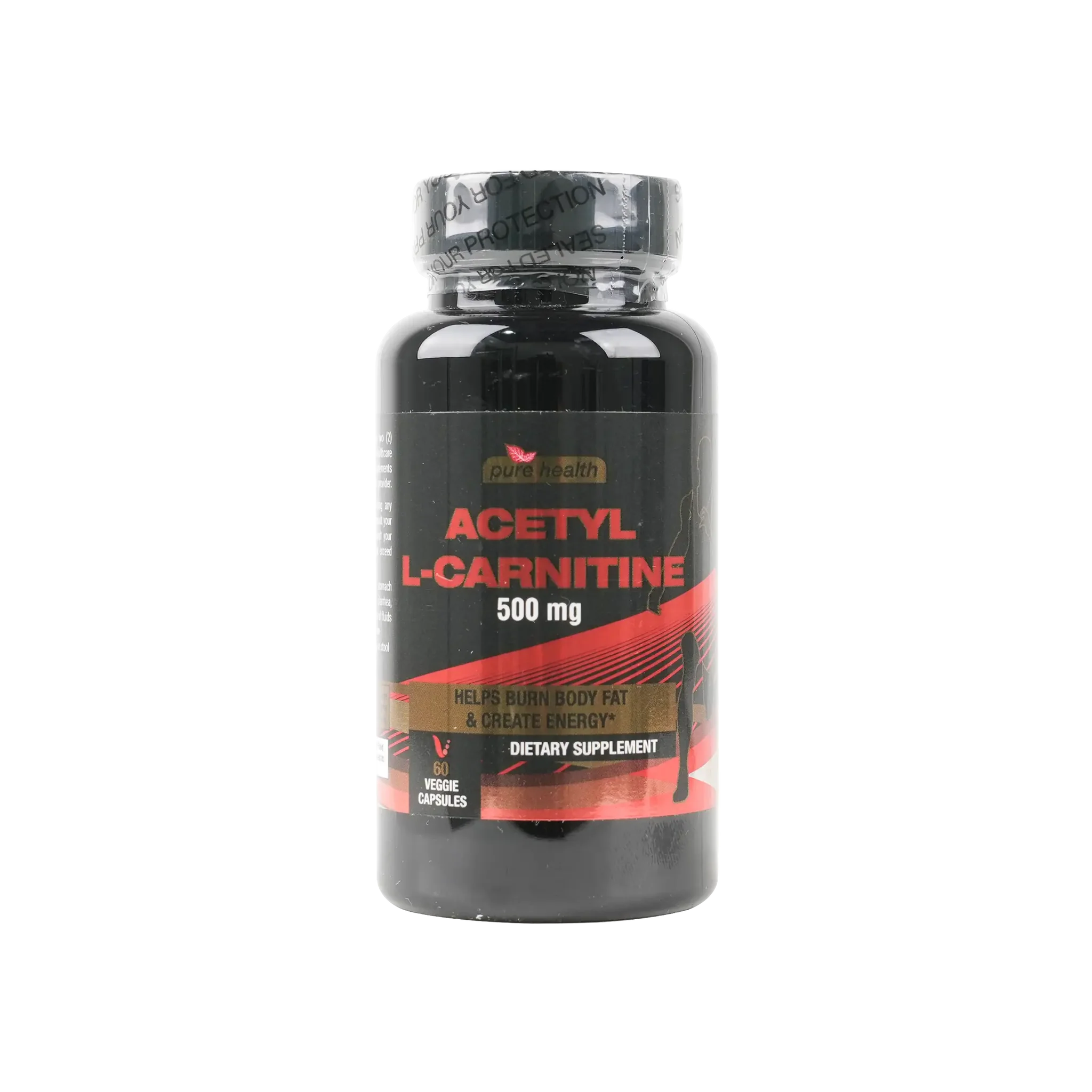 Pure Health Acetyl L-Carnitine 500Mg 60 Veggie Cap