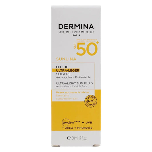 Dermina Sunlina Ultra-Light Sun Fluid SPF50+ 50ml