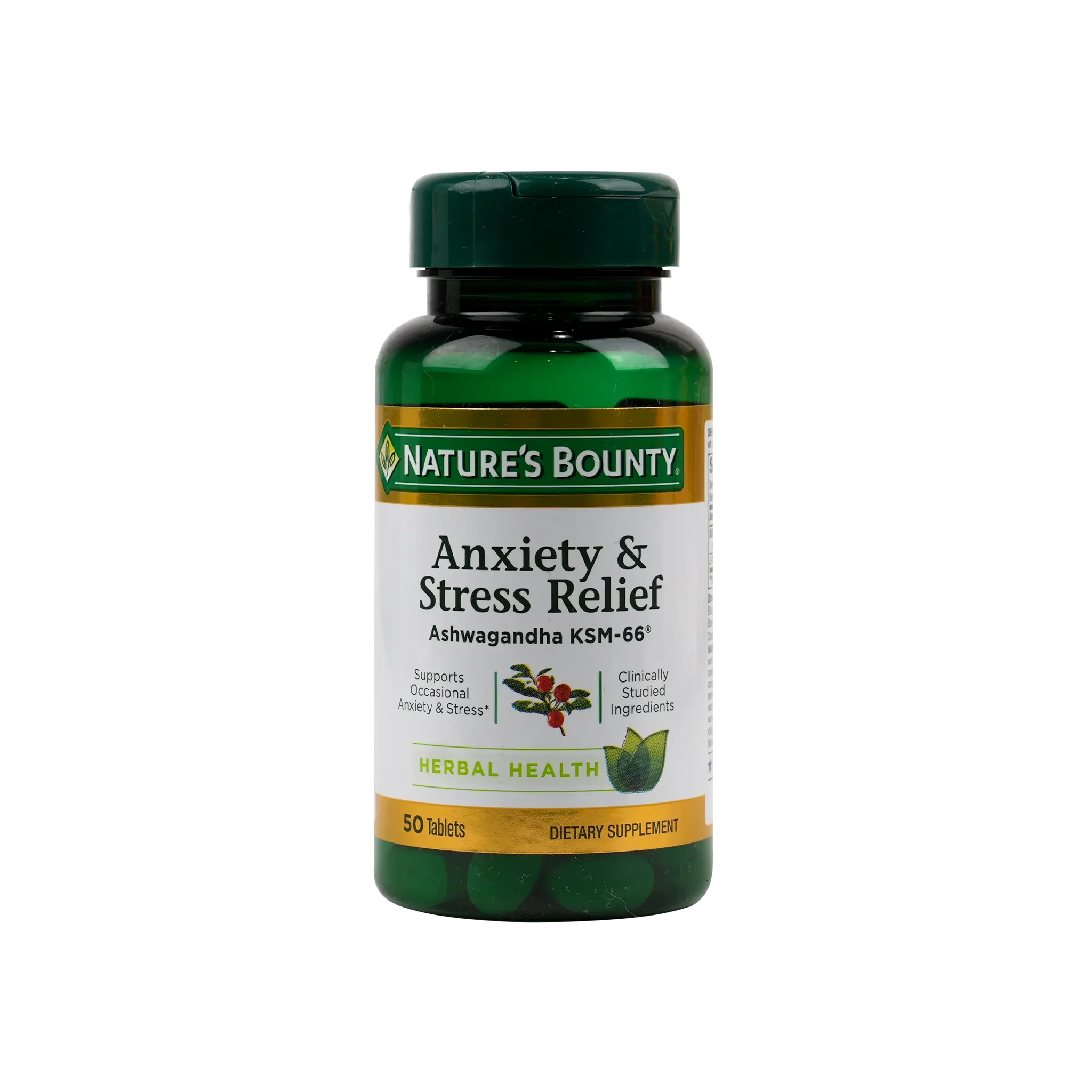 Natures Bounty Anxiety & Stress Relief 50 Tablets