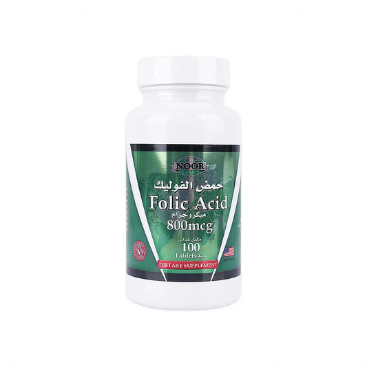 Noor Folic Acid 800Mcg 100 Tab