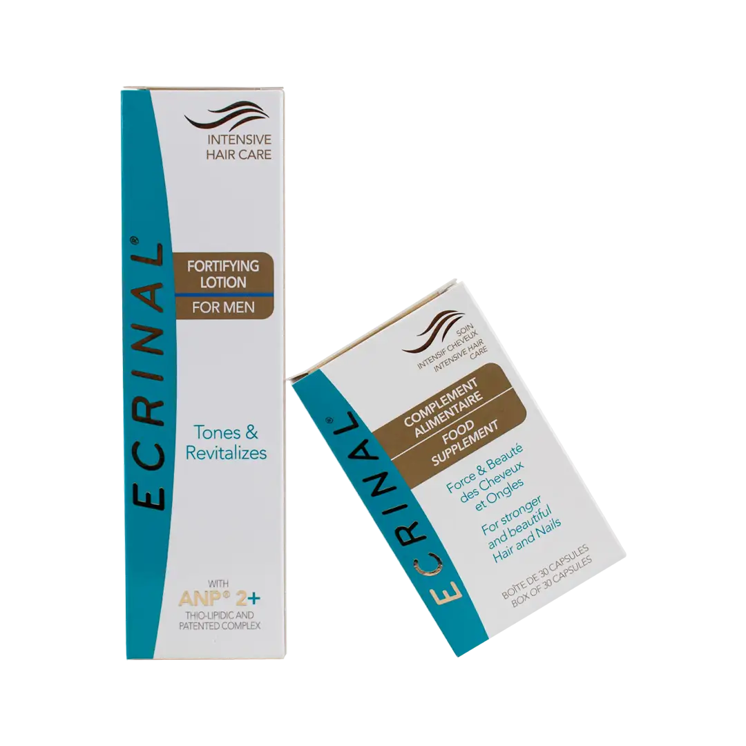 Ecrinal Caps + Anp Lotion Men-Set