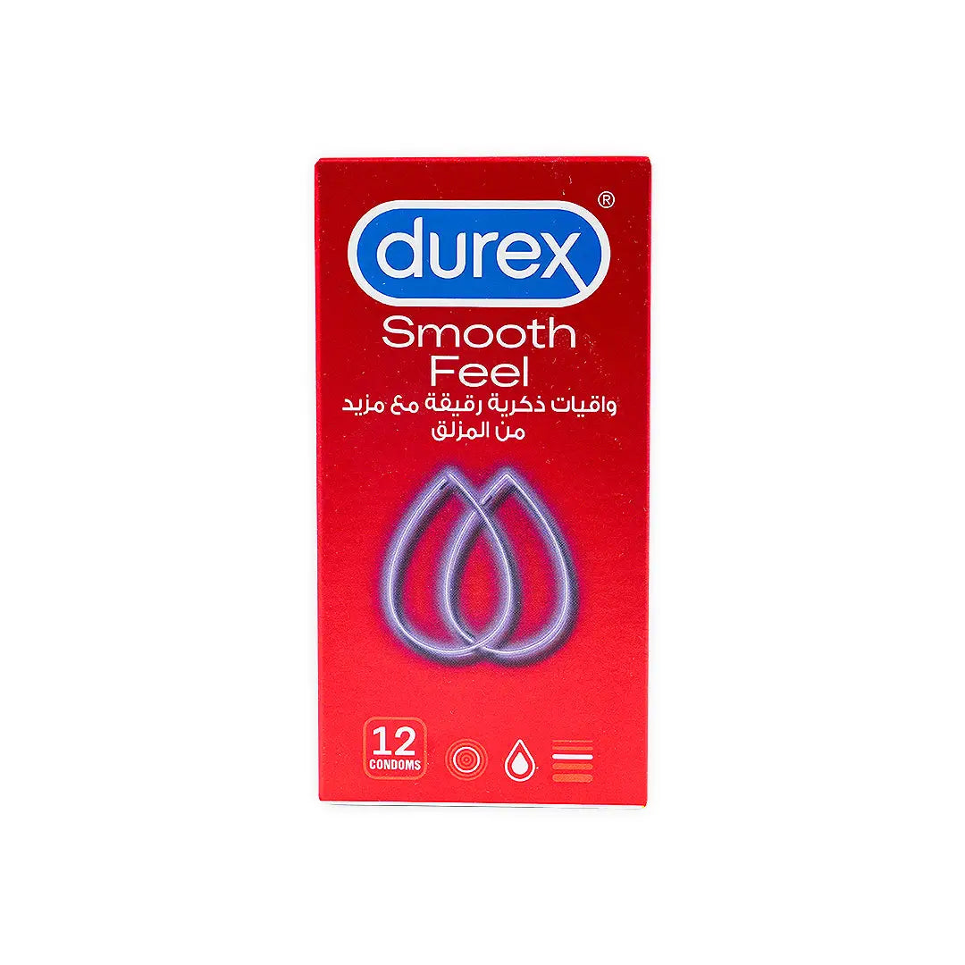 واقي ذكري Durex Smooth Feel 12 قطعة