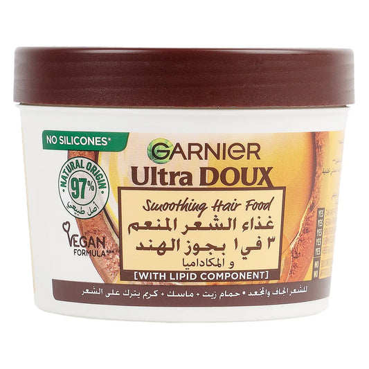 Garnier Smoothing Hair Food Mask 390ml-Coconut