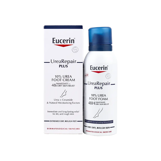 Eucerin 10% Urea Foot Foam + Cream Set