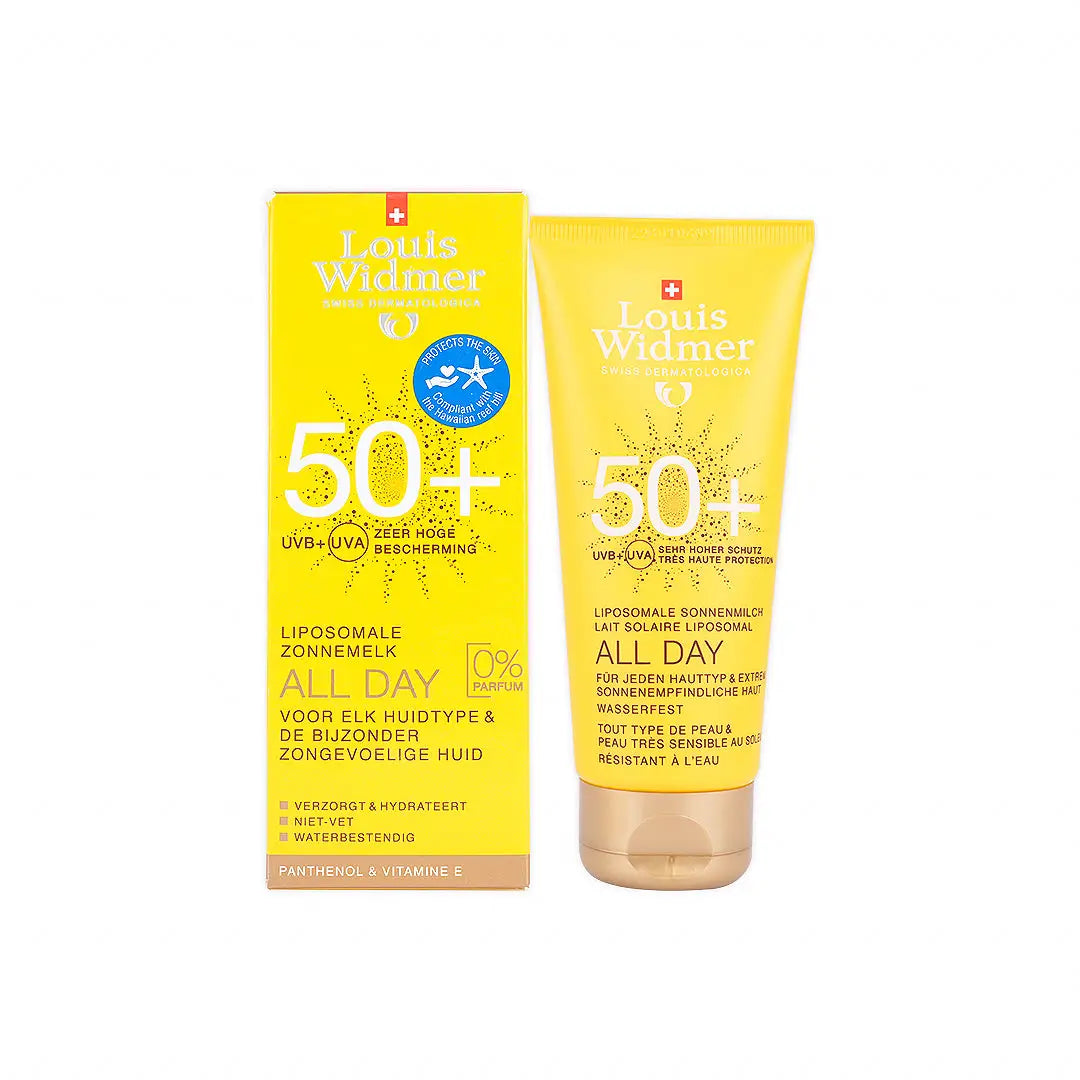 LOUIS WIDMER ALL DAY 50+ UVB+UVA CREAM 100ML