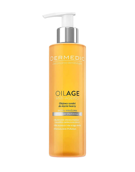 Dermedic Oilage Anti-Ageing Face Cleansing Oil Syndet 200Ml