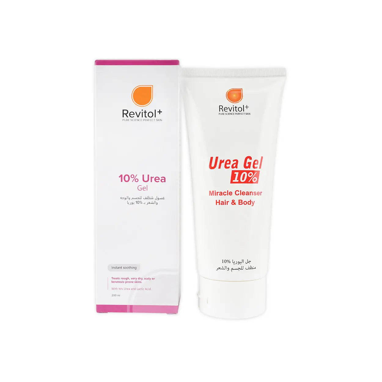 Revitol+ Urea Gel 10% Hair & Body 200Ml