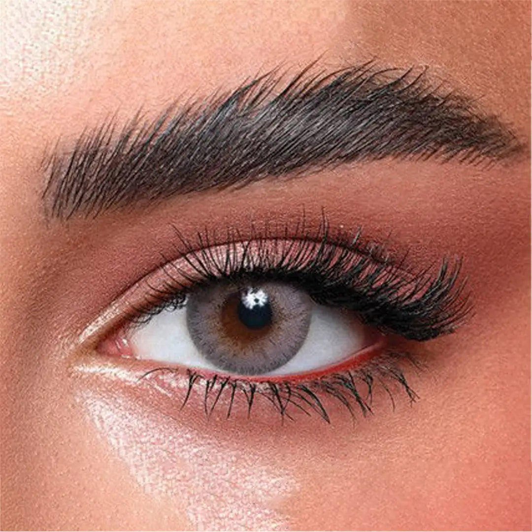 عدسات بيلا إيليت الشهرية - رمادي كهرماني