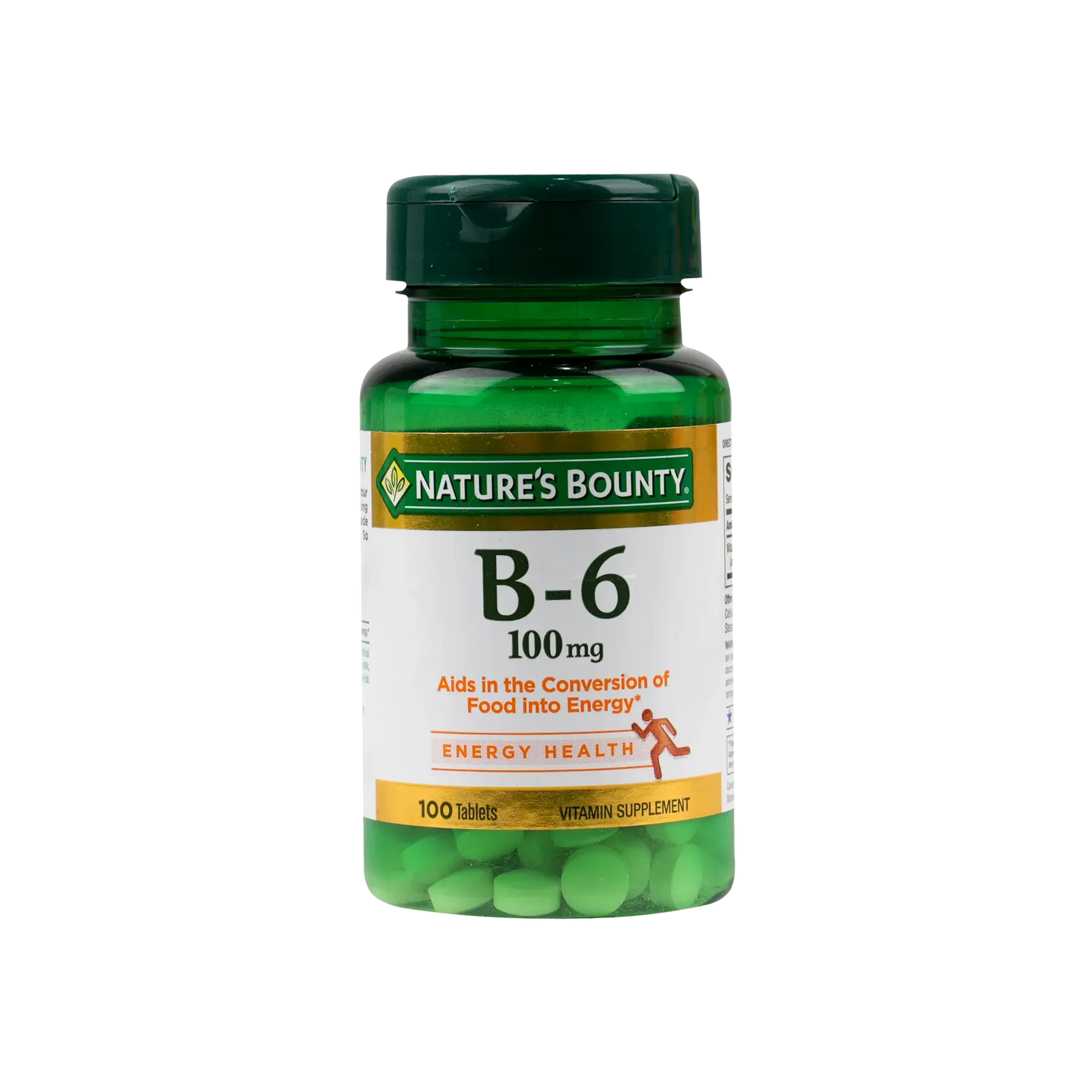 Natures Bounty B-6 100mg 100 Tablets