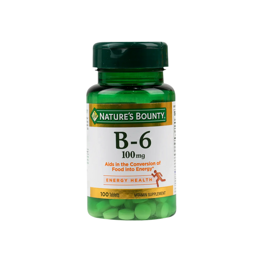 Natures Bounty B-6 100mg 100 Tablets