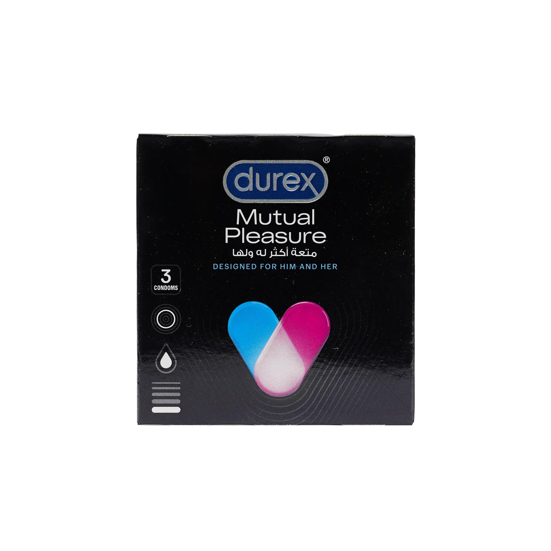 واقي ذكري دوريكس للمتعة المتبادلة 3 قطع