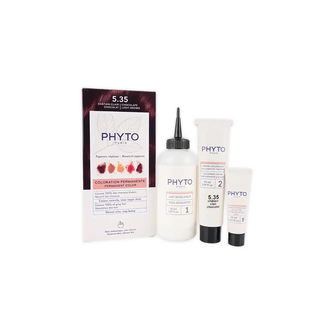 Phyto Permanent Hair Color NO.5.35 - Chocolate Light Brown