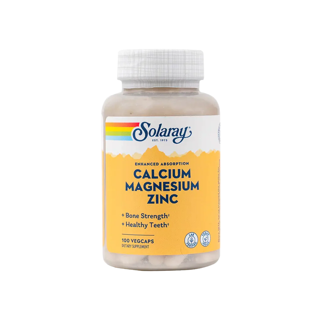 Solaray Cal-Mag-Zinc 100 Vegcaps