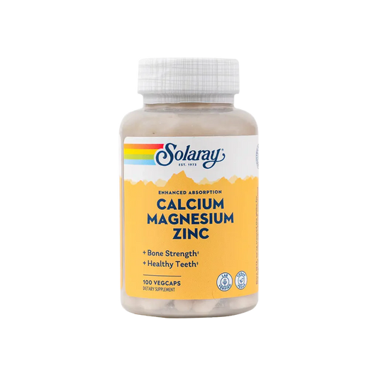 Solaray Cal-Mag-Zinc 100 Vegcaps