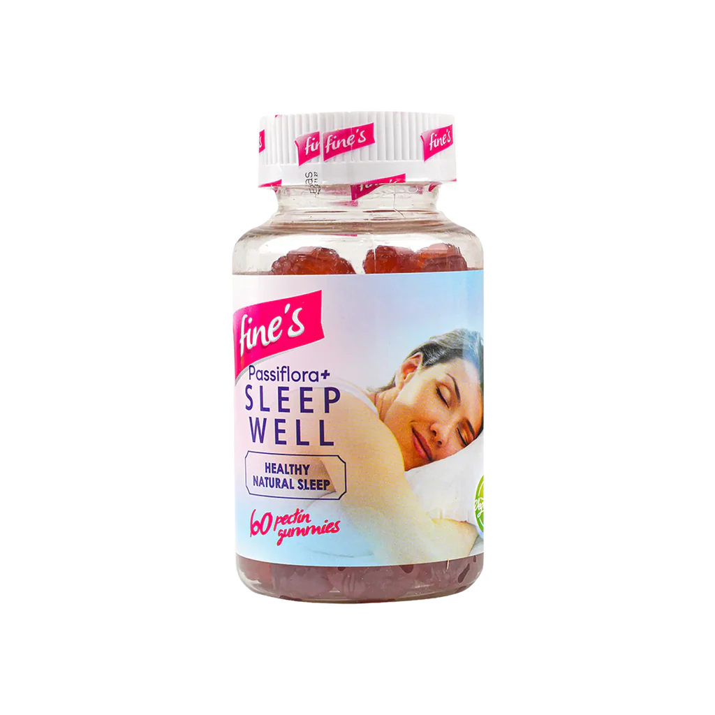 حلوى باسيفورا+ للبالغين من فاينز، 60 علكة للنوم الجيد