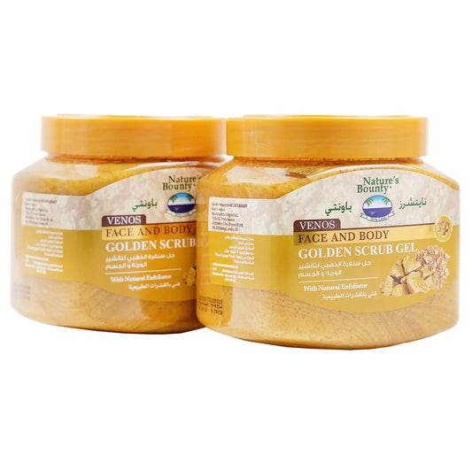 Natures Bounty Face & Body Golden Scrub Gel 600g 1+1 Offer
