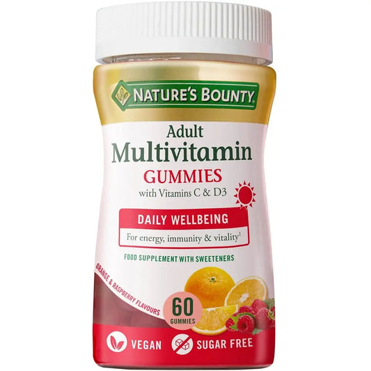 Natures Bounty Adult Multivitamin 60 Gummies S/F